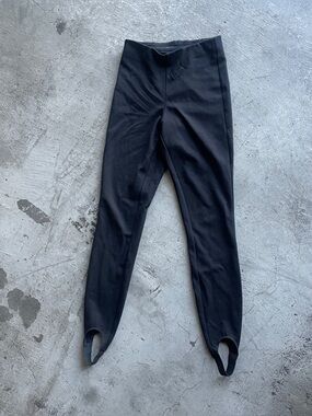 SKIMS Black Stirrup Leggings